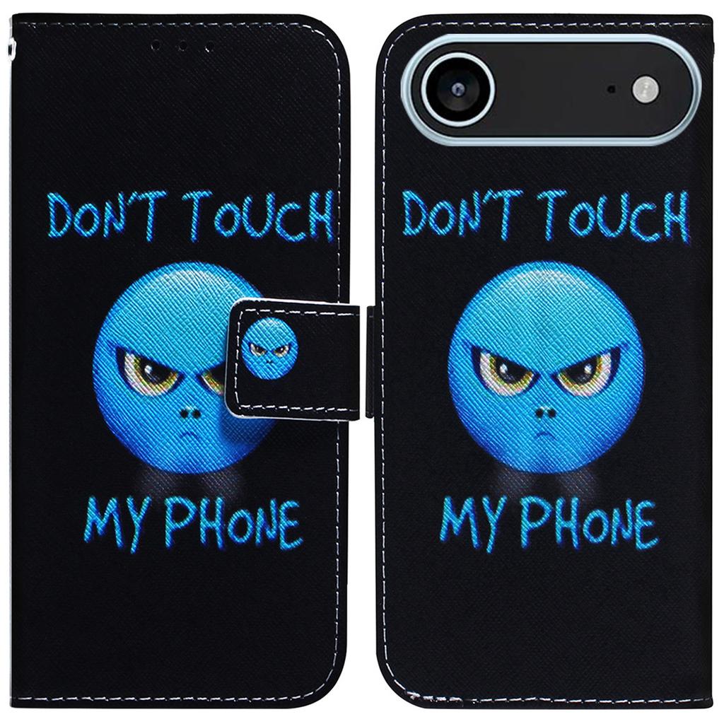 For iPhone 17 Air Wallet Case Pattern Print Leather Phone Cover