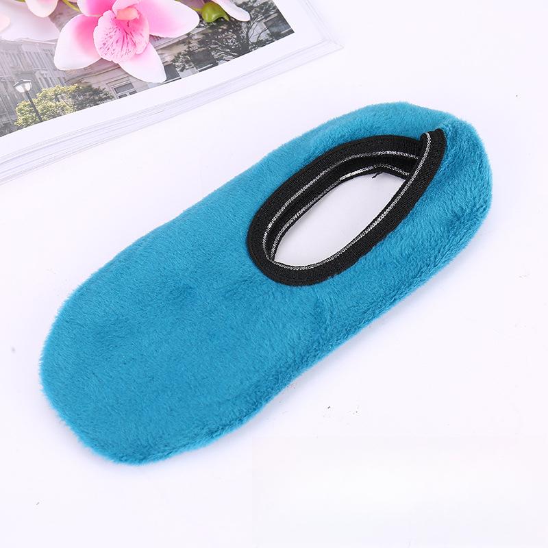 

Женские флисовые тапочки с нескользящей подошвой, теплые домашние носки, мягкие спортивные носки для тренировок 34-39