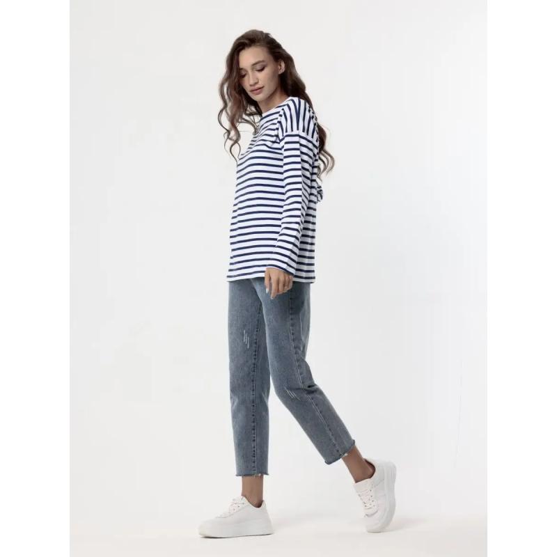 Minimalist Women's Long Sleeve T-Shirt, Premium Quality Soft Fabric, Loose Boxy Silhouette for All-Day Comfort
