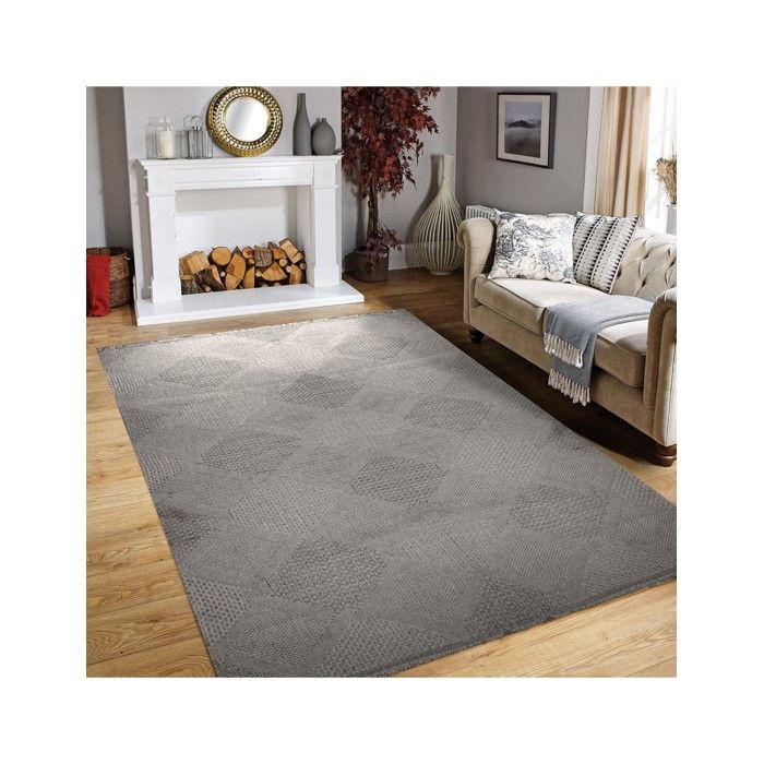 Mani Textile - Tapis de salon KELKIT G6007 Marron 200x300