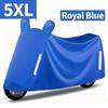 Motorcycle Cover For Sun Rain And Dust Protection With Mirror Covers Thick Fabric Provides Year-Round Protection