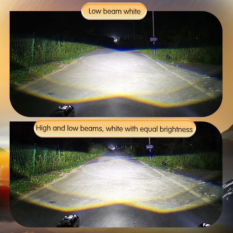 Motorcycle Work Light White High Low Beam Auxiliary Spotlight LED Driving Head Lights For Moto SUV ATV 4X4 offRoad Universal 12V