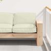 Cream Cushion 80 x 80 x 12 cm Oxford Fabric