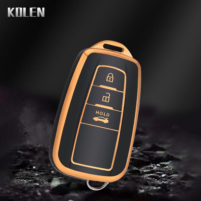 Tpu Car Remote Key Cover Case Shell Fob For Toyota Prius Camry Corolla Chr C-Hr Rav4 Land Cruiser Prado Altis Key Protect Holder