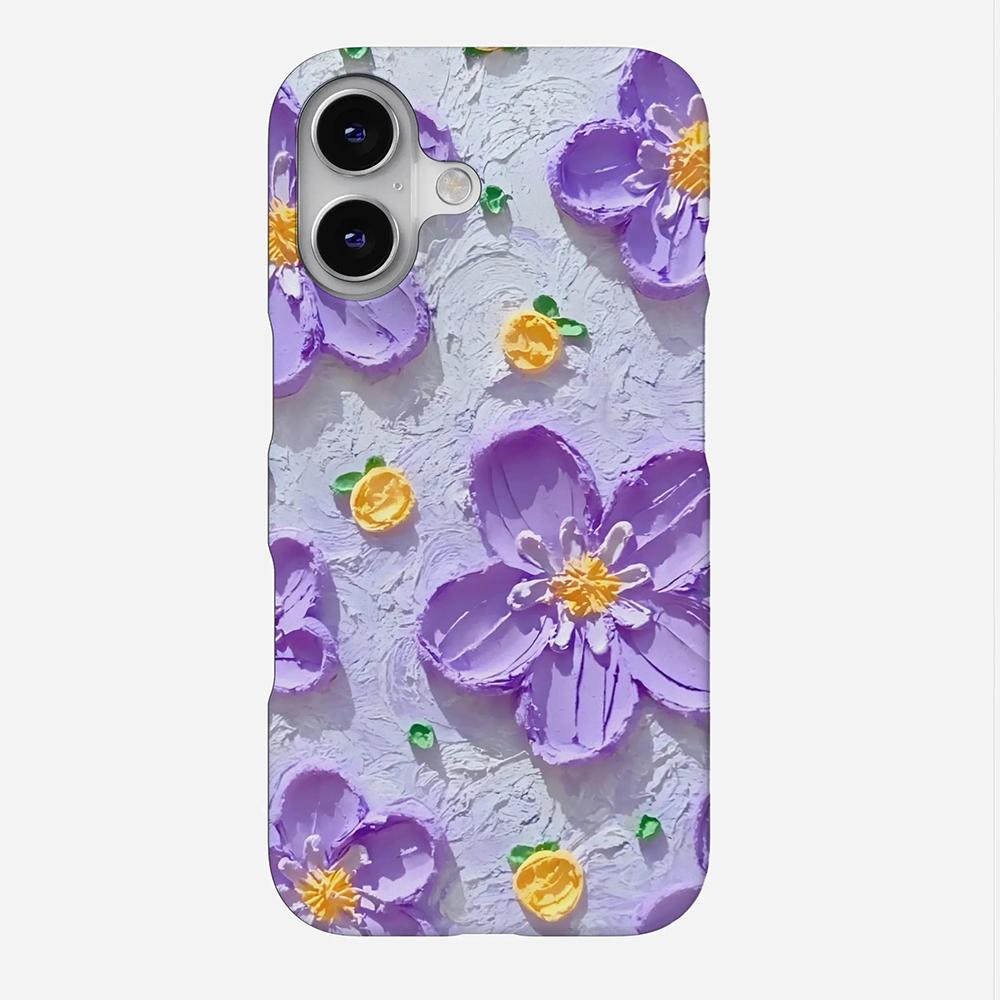

Luxury Clmj Acrylic Flowers Phone Case for iPhone 17 17e 16e 16 15 14 13 12 11 X XS XR XSMAX Air Pro Max Plus Double-layer Cover iPhone 15 ProMax
