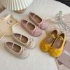 Kids Ballet Flats for Girls with Cute Bowtie and Colorful Options Non-Slip Soft Sole Toddler Dance Practice Flats Elegant spring