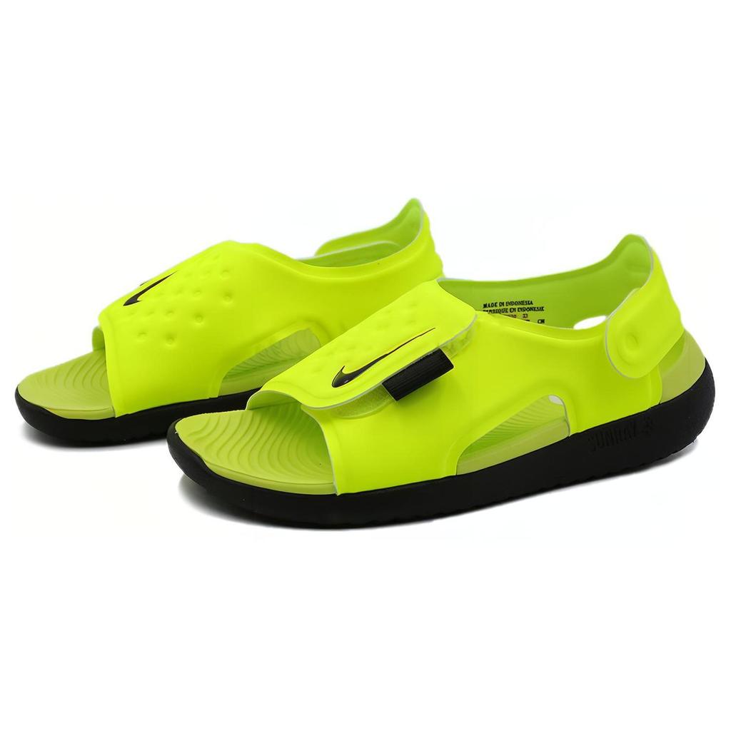 Nike Sunray Adjust 5 Children's Sandals Yellow Black Kids' AJ9076-700