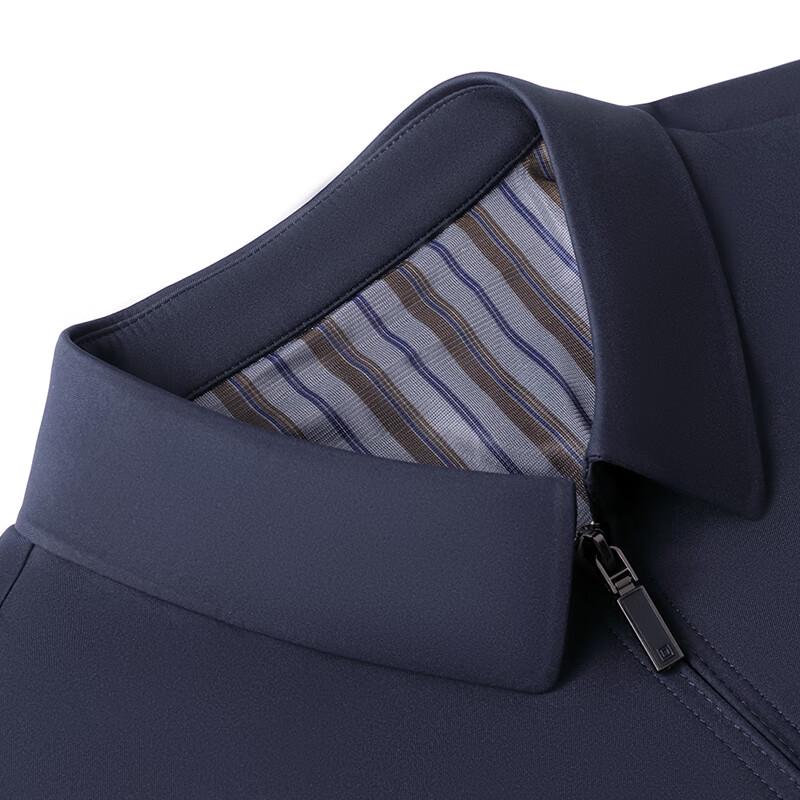 Firstview Men's Casual Zip-Up Lapel Jacket