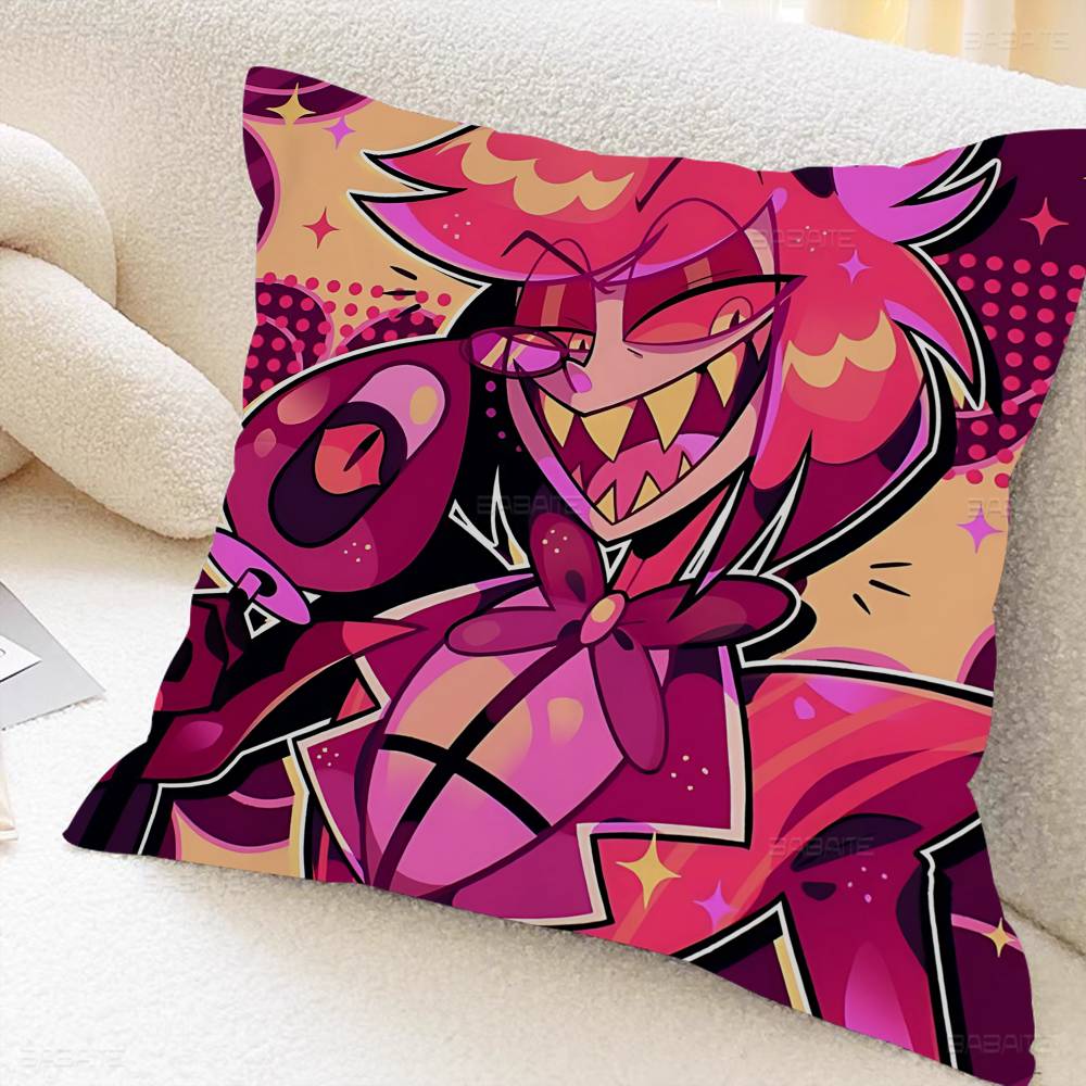 Popular Anime H-Hotel H-Hazbin Alastor Pillow Cover Design Cushion Cover Decor Holiday Decorati