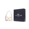Teri Cow Leather Shoulder Bag, Crossbody Bag Medium Women's Chalk White Print CC777-IMCAH