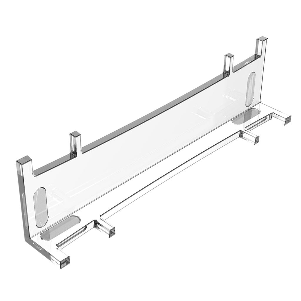 Host-Halterung für PS5 Slim-Spielkonsole, Halterung mit transparenter Basis, horizontaler Host-Halter, rutschfeste Acrylhalterung