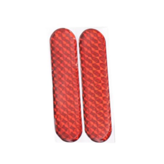 2Pcs Anti-collision Epoxy Car Door Reflective Warning Stickers Auto Decoration