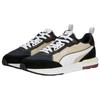Puma R22 Kůže A Textil Sportovní Pohodlné Nízké Lifestylové Boty Unisex Boty Černá Bílá Béžová 383462-21