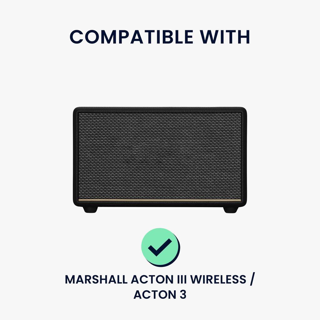 Kwmobile Dust Cover for Marshall Acton III Wireless/Acton 3 - Protective Speaker Cover, Scratch-Resistant, Dust-Resistant, Gray