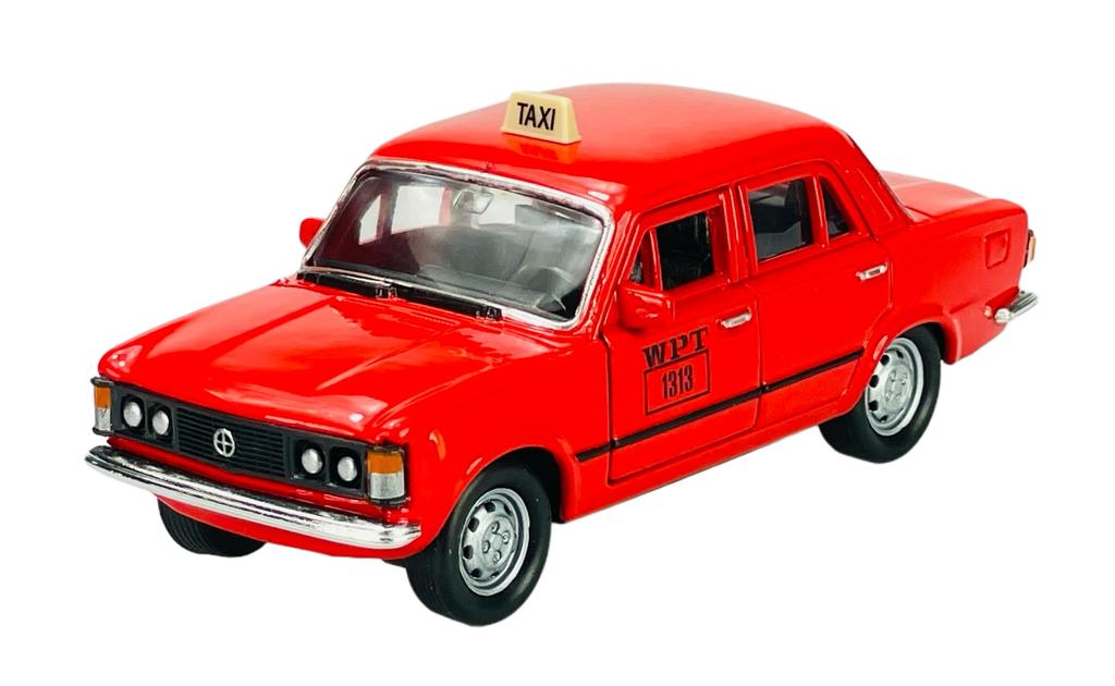 WELLY FIAT 125P TAXI RED 1:34 42399