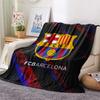 FC Barcelona  Print Flannel Blanket, High Quality Comfortable for All Seasons, Home Decor, Warmth and Comfort