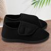 Unisex Diabetic Shoes Wide Walking Shoes with Adjustable Closure Lightweight Edema Sneakers Plush Lining for Plantar Fasciitis