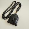 Classic Natural Chinese Buddha Pendant Jade Necklace Fashion Charm Jewelry Carved Blessing Lucky Amulet Gifts For Women Men