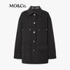 MO&Co. Women's Solid Cotton Jacket