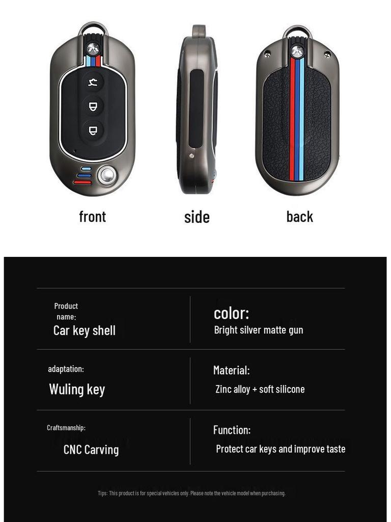 Wuling Hongguang MiniEV Car Key Folding Protective Case