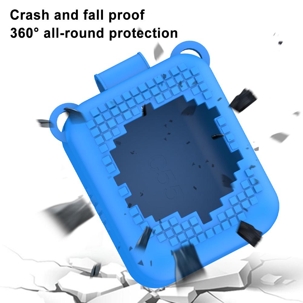 Multiplecolor Silicone Case Anti-Scratch Protective Skin Cover with Lanyard for Bitzee Virtual Electronic Pets Accessories