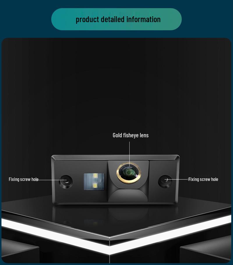 Compatible Rear View Camera for Volkswagen Touareg, Tiguan, Passat (B5), Polo, and Integrated Sedans