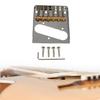 Guitar Fixed Bridge Pickup Bridge 6 String Bridge Plate Guitar Bridge Screw Set