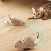 Cat Toy Simulated Plush Mouse Teasing Interactive Kitten Catching Toy Teeth Grinding Amuse Oneself Cat Toy