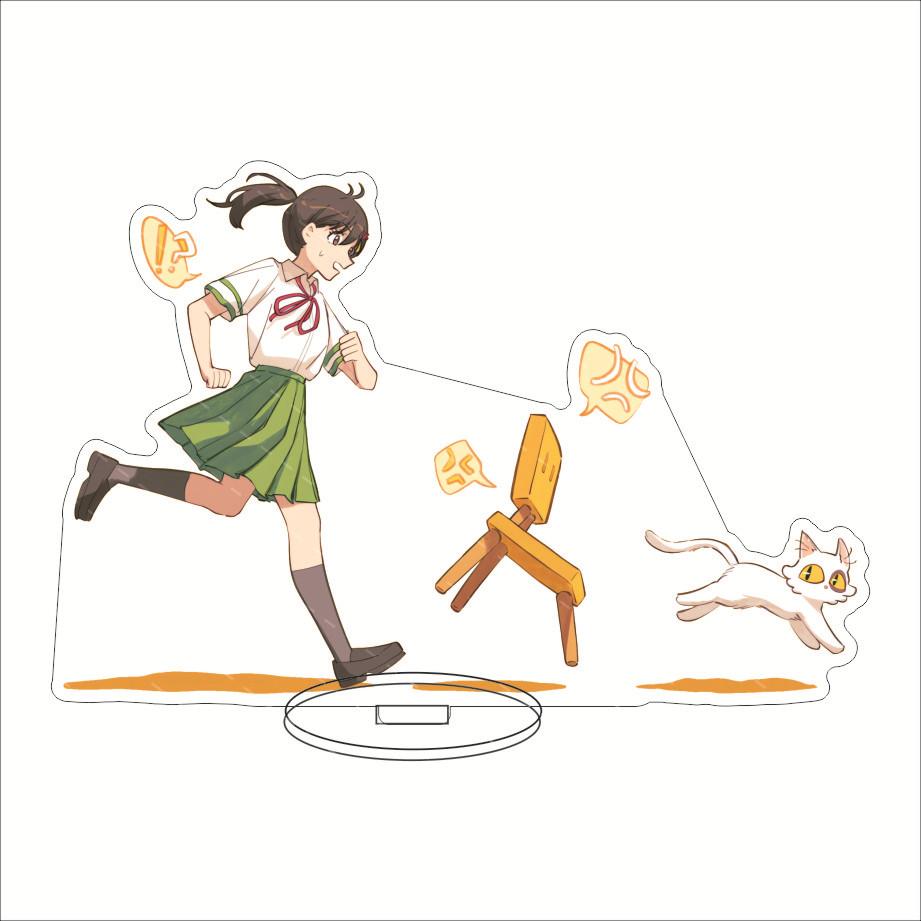 Anime Suzumeno Tojimari Suzume Movie Acrylic Stand Model Plate Decoration Desk Figure Display Girl Gift Artist Products Standee