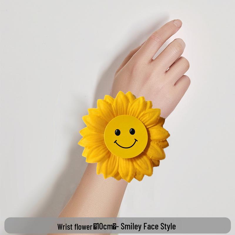 Sunflower Corsage for Kindergarten Dance & Sports Events