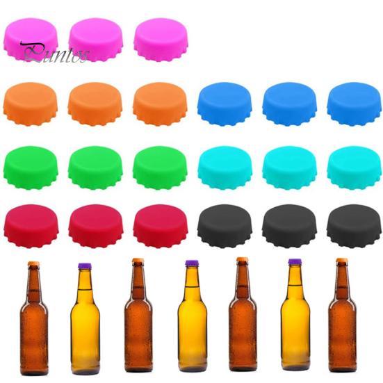6/18/21 pezzi coperchio per bottiglia di vino in silicone a prova di perdite buona tenuta coperchio per sigillo di birra riutilizzabile per uso alimentare facile da pulire riutilizzabile lavabile in lavastoviglie
