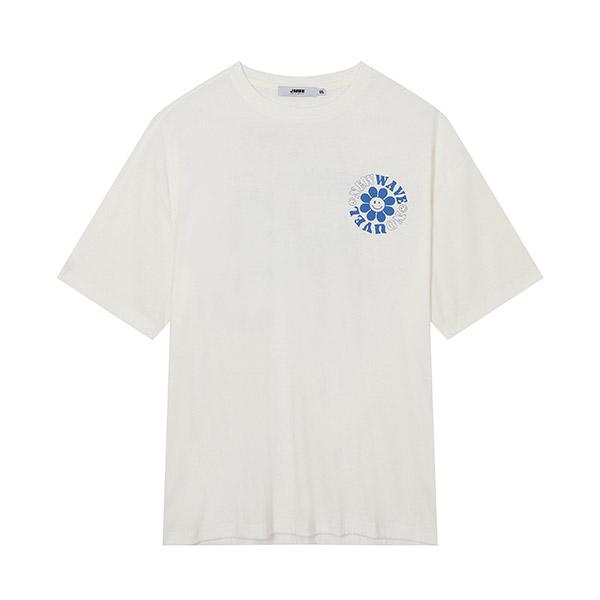 JAMBANGEE Women'S) Curchi Graphic Point T-Shirt (Long Oversized)_An2Wts361-Ow