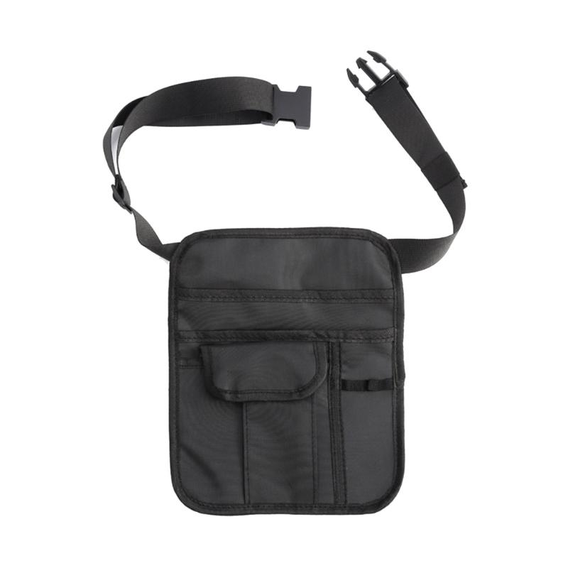 Waist Pouch Large Restaurant Waitress Accessories Bag with Adjustable Belt Utility Money Bag Working Serving Apron