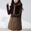 Sleeves Detachable Fashion Woman Parkas Winter Coats Hooded Thick Warm Women's Jackets