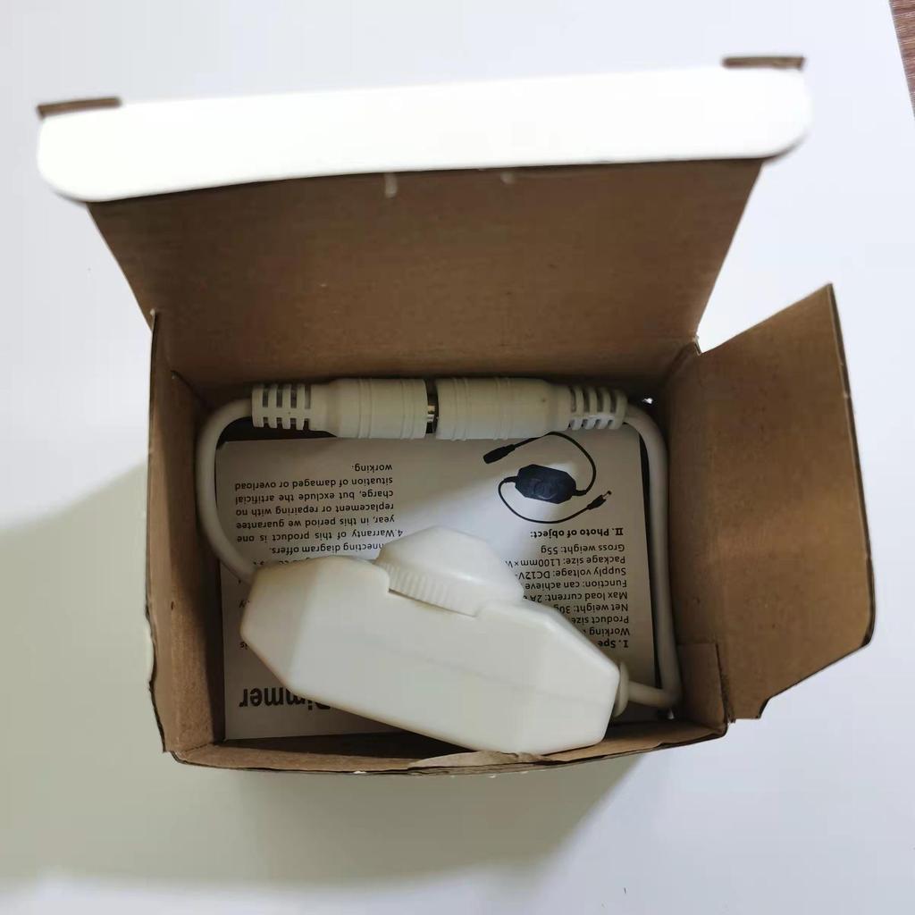 12V LED Inline Stufenloser Drehdimmer Helligkeitsregler