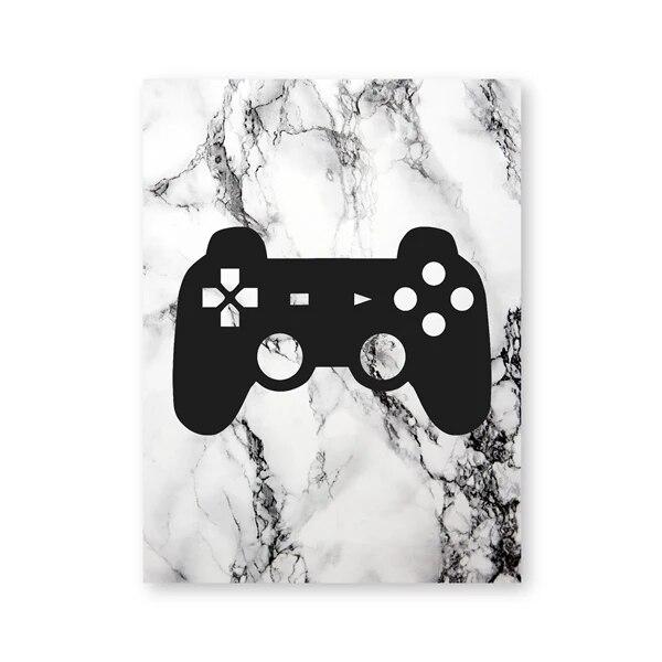

Игровые постеры для мальчиков, принты, геймпад, иллюстрация, игра, настенный стиль, художественная картина, джойстик, холст, картина для детской комнаты, украшение дома 21cm×30cm NoFrame