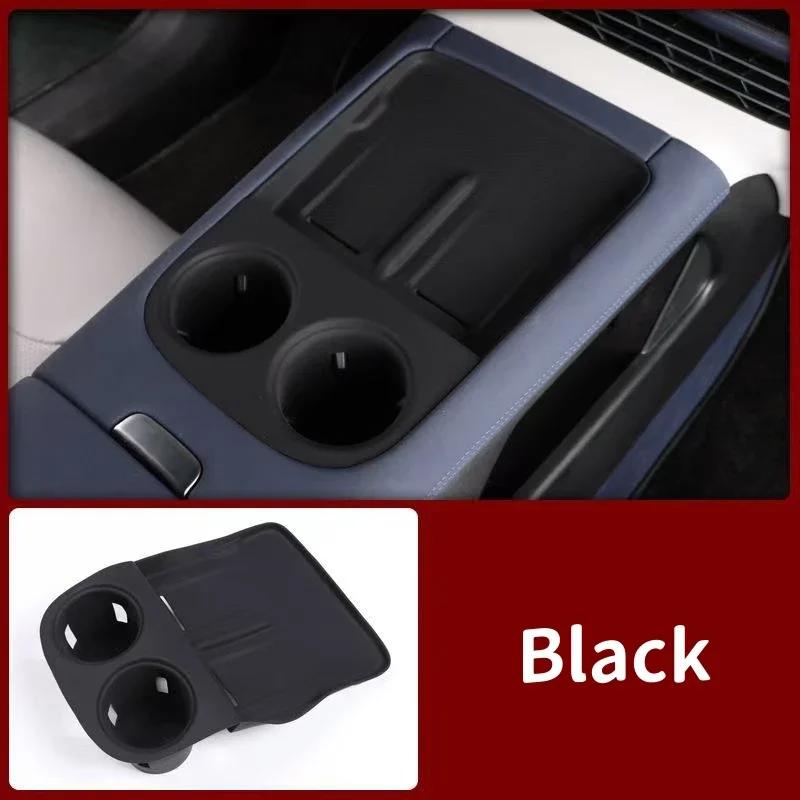 

For Xpeng G6 2025 2025 Central Control Wireless Charging Silicone Pad Anti-slip Water Cup Holder Insert Pad Accessories чёрный