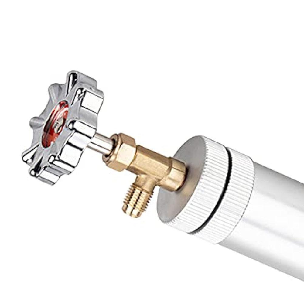 Auto Oil Dye Injector R12R R134A 1/4 Inch Sae Liquid Fuel Injector Liquid Coolant Filler Tube Air Conditioning Car Oil Injection