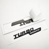 3D ABS Glänzend Schwarz GLA45 Logo Buchstaben TURBO 4MATIC Plakette Auto Kofferraum Emblem Aufkleber Für Mercedes O1 AMG X156 Auto Zubehör YT0