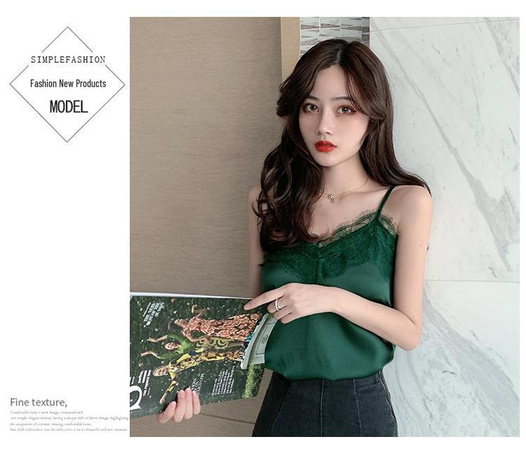 Dámský sexy top na ramínka pro léto a podzim 2020