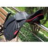 Leather Jumping/Close Contact, Double Flap Changeable Gullets Saddle, Size 17", 17.5",18"