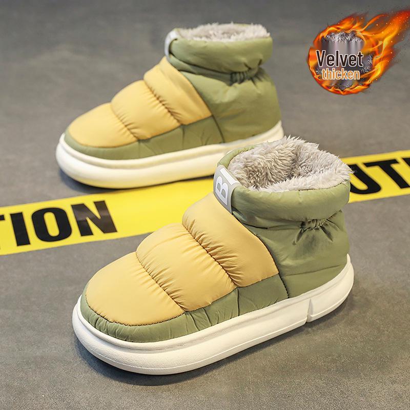 Pánské nepromokavé protiskluzové zimní sněhule s plyšovou podšívkou