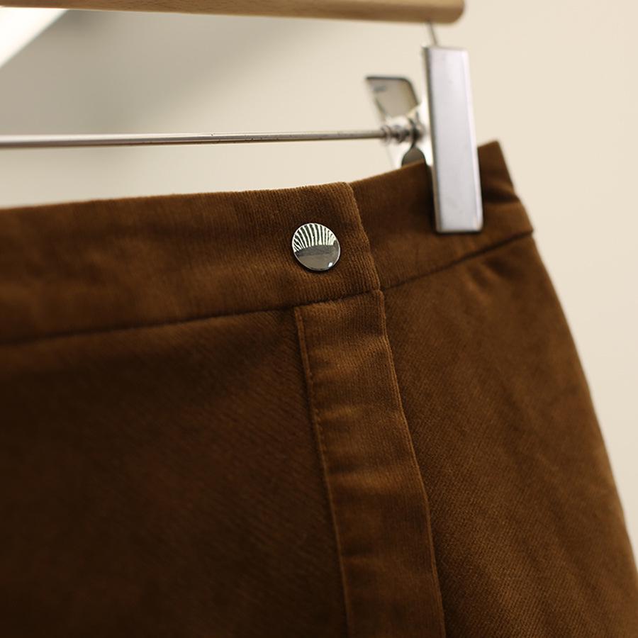 Wei Mei 100% Cotton Irregular Midi Skirt for Women - Autumn Collection