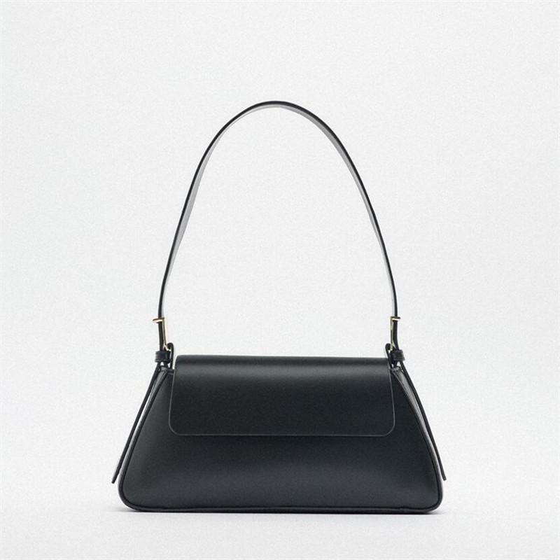 Neue Damen Tasche Mode Umhängetaschen Klappdeckel Einfarbige Handtasche Freizeit Vielseitig Nischen Design Pendler Achseltaschen