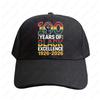 Black Excellence 1926?026 100 Years of Pride and Power Cap Women Unisex Graphic Baseball Caps Peaked Hat Adjustable