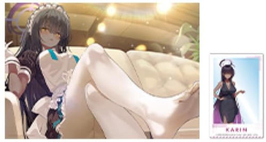 

Ichiban Kuji Blue Archive vol.2 K Prize Clear Poster & Clear Card [Karin Kakudate]