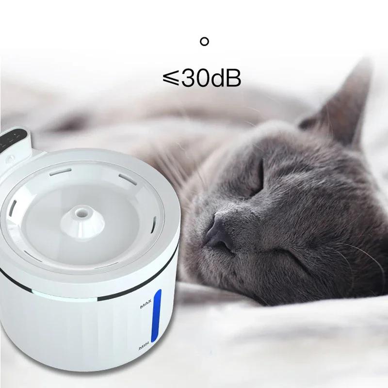 Intelligent Cat Water Fountain 2L Capacity Automatic Water Feeder Infrared Sensor Cat Water Fountain