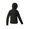 FILA Fitness Casual Soft Skin-Friendly Slim Fit Hooded Knit Top Women tops Deep-Black A61W541501FBK