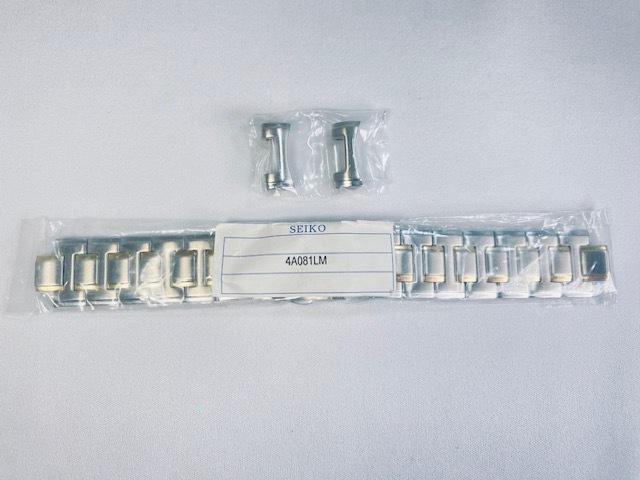 4A081LM SEIKO Premier 21mm Stainless Steel Bracelet for and Other (Combination) SNP072JC/ 7D48-0AL0 Models.