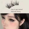 Press on Self Adhesive Cluster Lashes No Need Glue Individual Eyelash  Women's Beauty